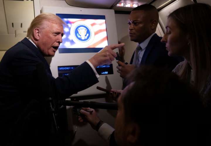 Estados Unidos: Donald Trump recibe críticas por irrespetar a una reportera de Bloomberg diciendole "Cállate, cerdita"