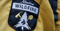 Alberta Wildfire attending to 2 fires in Calgary Forest Area