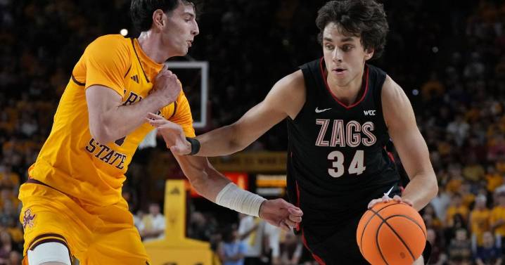 Graham Ike scores 20 points and No. 19 Gonzaga outlasts Arizona State 77