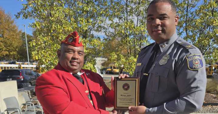 Marines Honored at Alexandria Police Ceremony