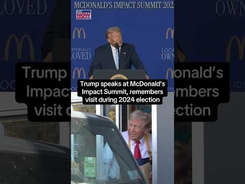 Trump speaks at McDonald’s Summit
