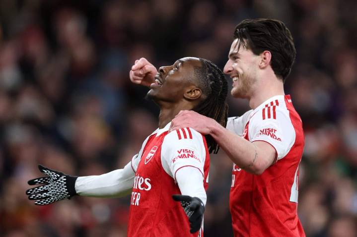 Eberechi Eze was waiting for a magic moment at Arsenal