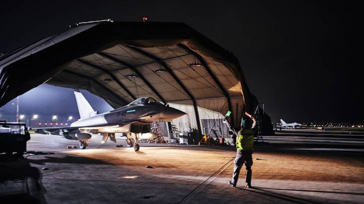 Dos cazas españoles se activan por primera vez ante la amenaza de drones rusos en Polonia