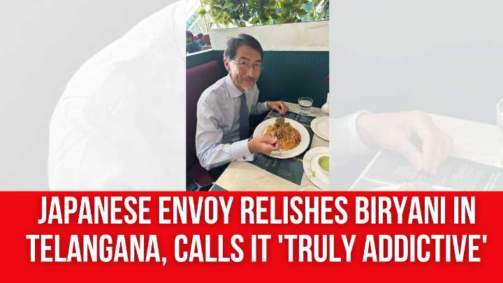Japanese Envoy relishes Biryani in Telangana, calls it ‘truly addictive’