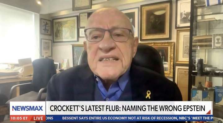 Alan Dershowitz Compares Jasmine Crockett to Joseph McCarthy Over Epstein Gaffe