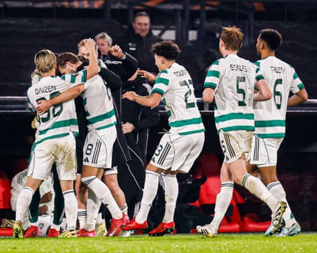 Europa League roundup: Celtic win at Feyenoord, Rangers held at home by Braga