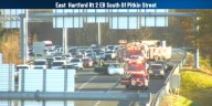 Multi-vehicle crash on Route 2 in East Hartford causes lane closures