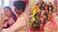 Palash Muchhal and Smriti Mandhana's mehendi is all about love. Pics