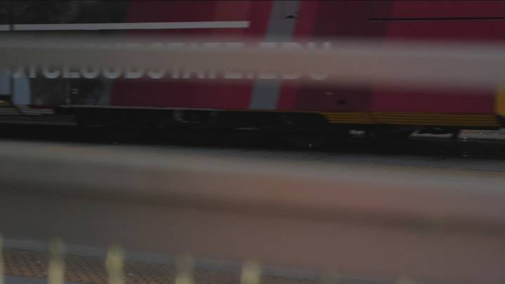 Metro Transit squad car collides with light-rail train, injuring two