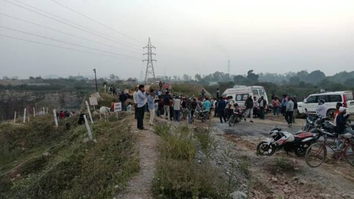 Several Labourers Feared Trapped After Stone Quarry Collapses In UP's Sonbhadra