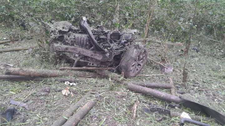 Explotó carro bomba en la vía Panamericana, a la altura de Piendamó: murió la persona que al parecer iba a detonar los explosivos