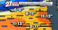 Winter storm set to drop 8-11 inches on Madison Saturday