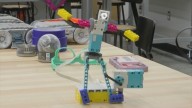 Kids using lego pieces to dream big at University at Albany