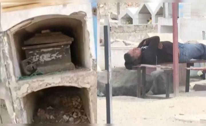 Familias exhuman cuerpos en cementerio de SJL por robos a nichos y visitantes: denuncian falta de vigilancia