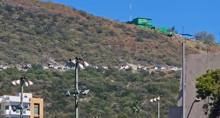 Movilización policiaca por disparos de arma en San Pedro