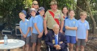 Kokoda hero inspires students at Remembrance Day film