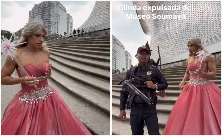 "La Divaza" exhibe discriminación en Museo Soumaya; institución lamenta trato de “policía ajeno”