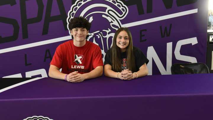 Pair of Spartans are celebrated at Lakeview's signing day ceremony