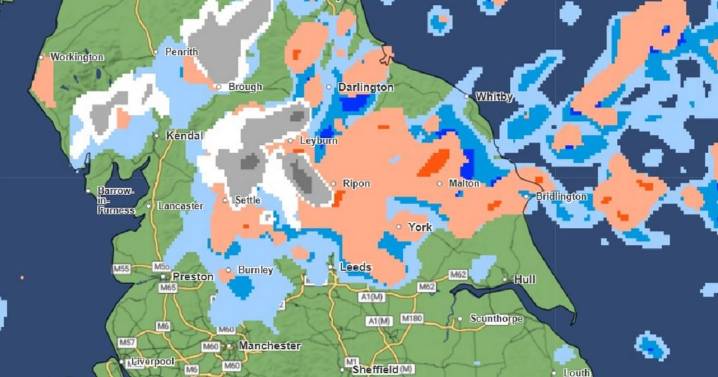 Met Office weather maps show when snow will hit parts of England in the next few days