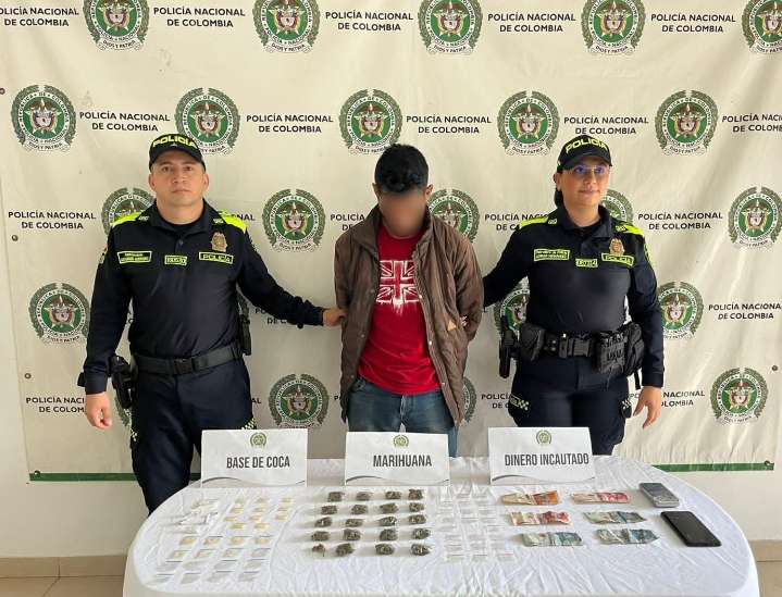 Capturan en Suaza a un hombre señalado de distribuir estupefacientes