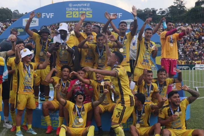 ¡Trujillanos vuelve a la cima! Los Guerreros de la Montaña son campeones de la Liga FUTVE 2 y regresan a primera división