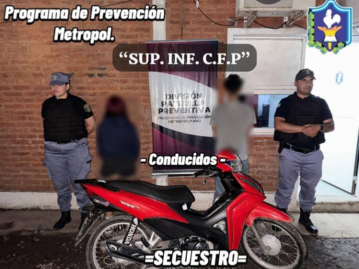 RESISTENCIA: Menores Demorados Por Realizar Maniobras Peligrosas En Una Moto