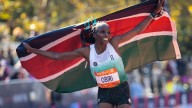 Obiri sets women's NYC Marathon course record, Kipruto wins men's race by a fraction of a second