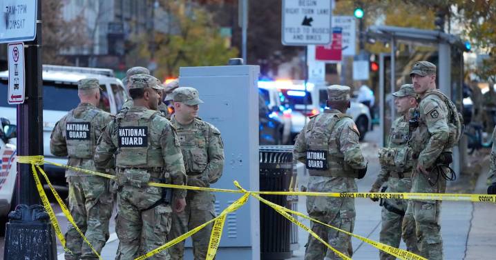 Washington shooting: 2 U.S. National Guard members fatally shot, suspect in custody