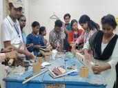 Music students learn the art of Bamboo instrument making under NE