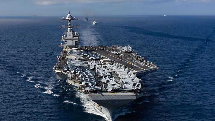 Comando Sur confirma que el portaaviones El Gerald R. Ford entró a aguas del Caribe