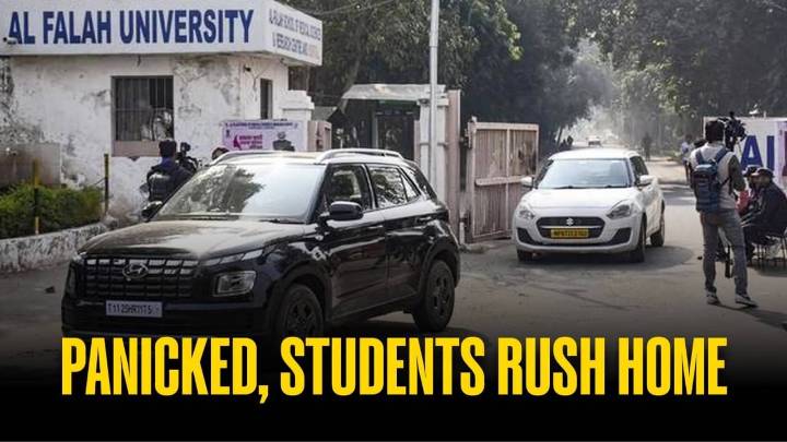 Al Falah University Students Rush Home As Delhi Blast Probe Deepens India News