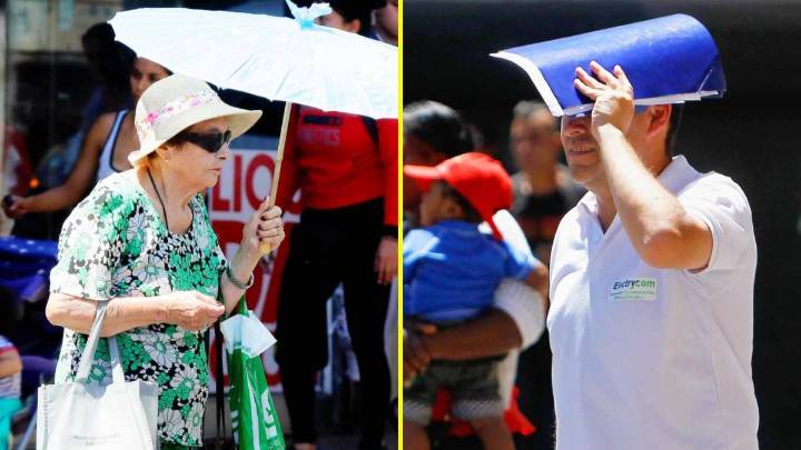 Advierten "golpe severo de calor" de 34°C: Pronostican temperaturas "infernales" en Santiago para los próximos días