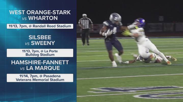 Southeast Texas bi-district football playoff matchups