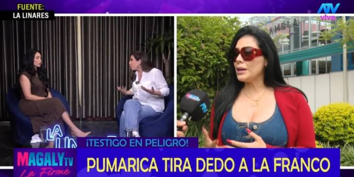Vanessa Pumarica contradice a Pamela Franco y asegura que canal no la obligó a disculparse: “No vi pauta, salió de ella”