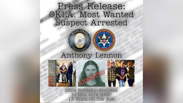 Un delincuente sexual de Oklahoma que fingió su propio secuestro fue arrestado 13 años después