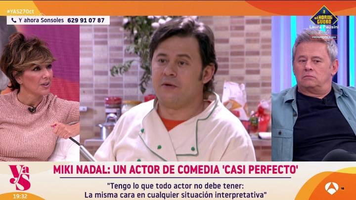Miki Nadal y el papel de 'Los Hombres de Paco' que acabó en 'Mis Adorables Vecinos'