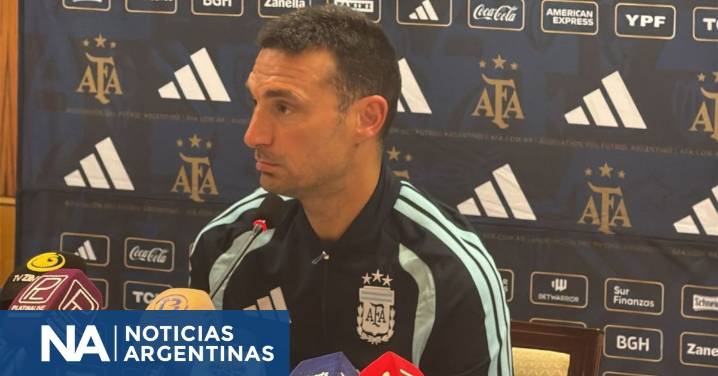 Scaloni, antes del partido con Angola: "Messi en principio va a jugar"