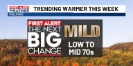 FIRST ALERT: Gradual warm-up arrives to the Midlands this week