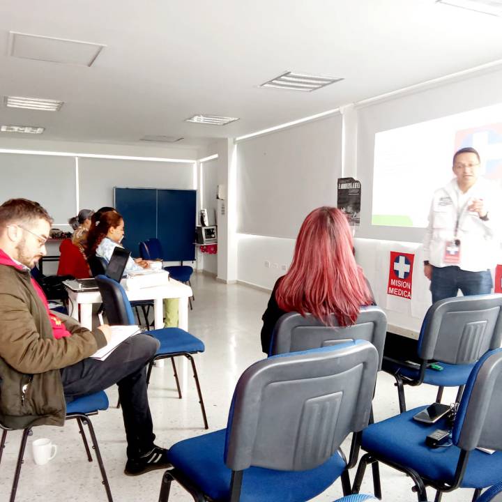 Boyacá realiza capacitaciones sobre el uso y porte del emblema de Misión Médica