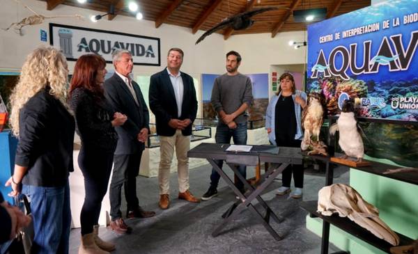 102° Aniversario de Playa Unión firma de convenio entre Municipio y el Museo Regional Salesiano