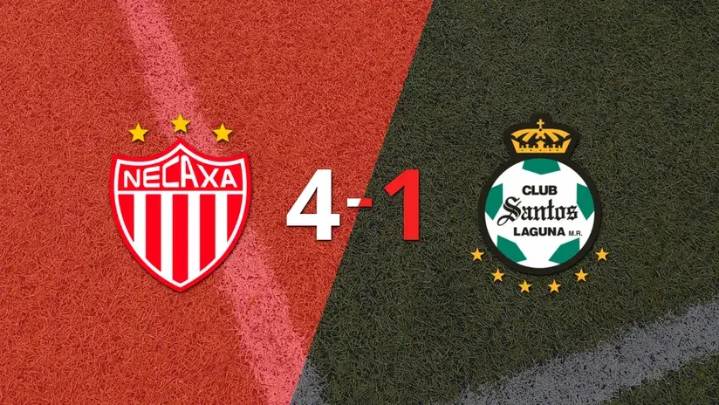 Liga MX: Santos Laguna sucumbe ante Necaxa en una goleada 4