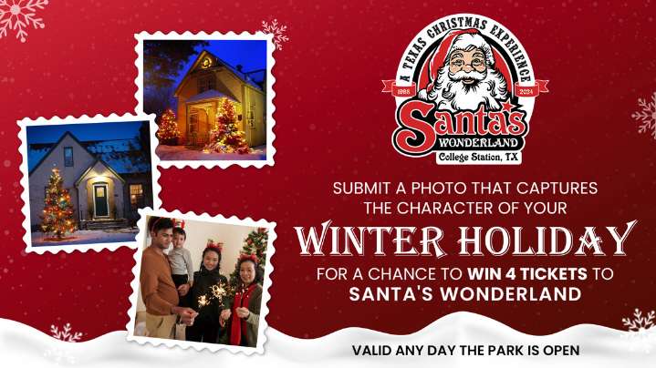 How you can enter to win tickets to Santa’s Wonderland in College Station