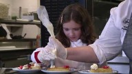 Make-A-Wish: 8-year-old girl helps decorate desserts at Fairmont Pittsburgh for holiday season