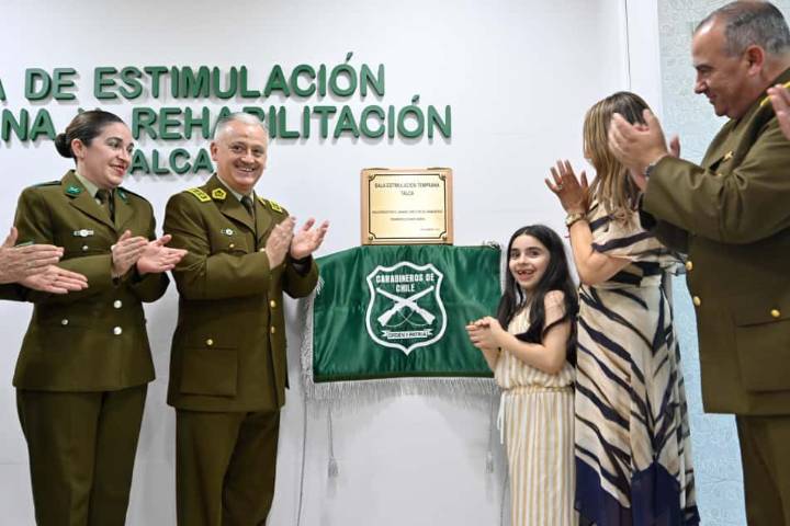 Carabineros inauguró Salas de Estimulación Temprana en Talca