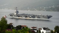 US aircraft carrier nears Venezuela in flex of American military power