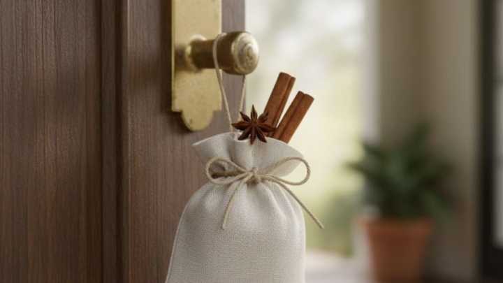 Para qué sirve colgar una bolsita con canela en la puerta de la casa