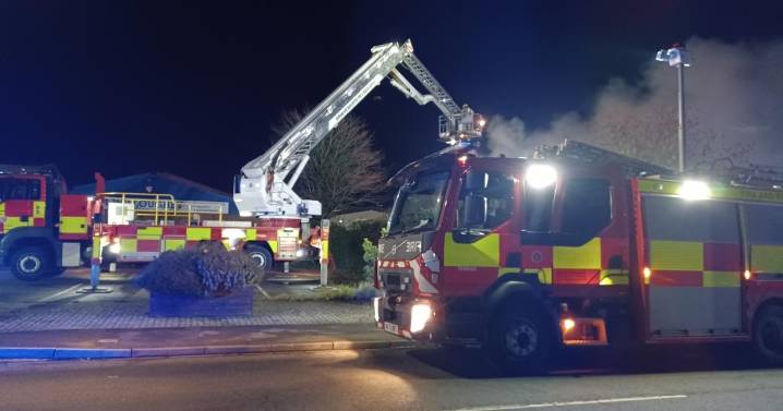 Major blaze breaks out at Northallerton industrial estate