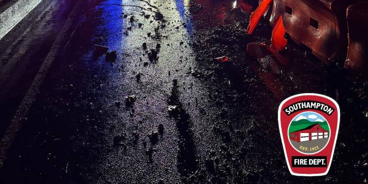 Car accident shuts down bridge in Southampton