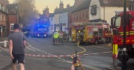Derelict hotel on fire for the second time in a fortnight