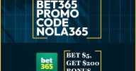 Bet365 Bonus Code NOLA365: Get $200 UNC